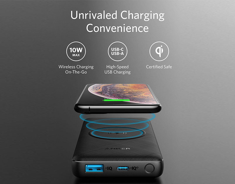 پاوربانک وایرلس انکر مدل A1617 PowerCore III
