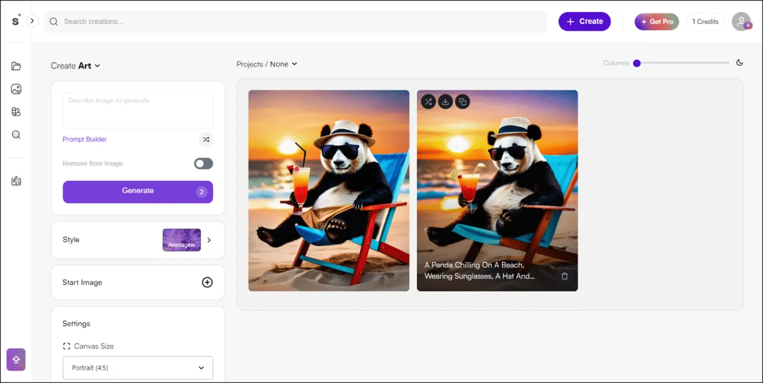 سایت هوش مصنوعی عکسساز استاری آی (Starry AI)